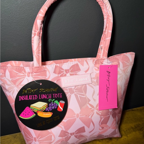 Betsy Johnson Top Handle Lunch Tote. NWT - Picture 3 of 10